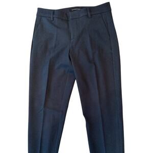 Elegant Liverpool Navy Size 6/28 Trousers | Classic Pinpoint Design